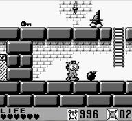 une photo d'Ã©cran de Garfield Labyrinth sur Nintendo Game Boy